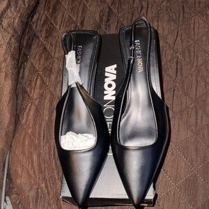 Fashion Nova Black Pointed Heels